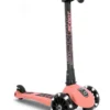 Sparkesykkel - Highwaykick 3 m. LED, Peach