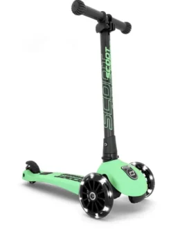 Sparkesykkel - Highwaykick 3 m. LED, Kiwi