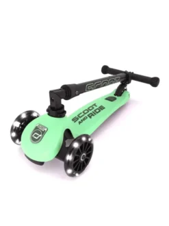 Sparkesykkel - Highwaykick 3 m. LED, Kiwi