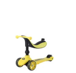 Sparkesykkel/Løpesykkel - Kick'n'Ride, Gul