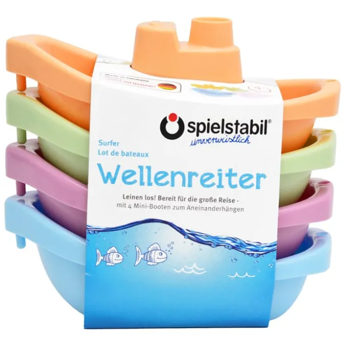 Stablebåter - Pastell, 4 stk.