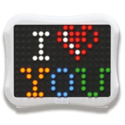 Stiftmosaikk med LED - Peg Brite, 122 stk