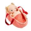 Stoffdukke med bærebag, 22 cm. - Anais