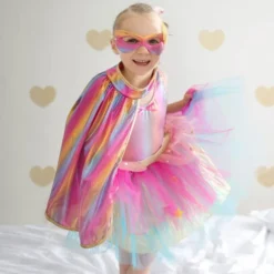 Superheltinne pink, str. 4-6 år
