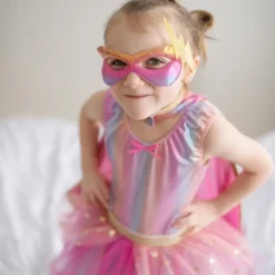Superheltinne pink, str. 4-6 år