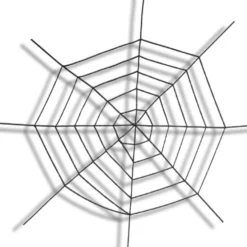 Svart spindelvev Ø150 cm