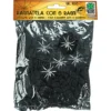 Svart spindelvev med edderkopper, 100 gram
