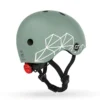 Sykkelhjelm til baby, 45-51 cm - Green lines
