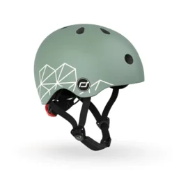 Sykkelhjelm til baby, 45-51 cm - Green lines