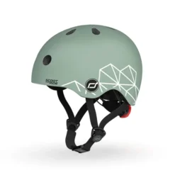 Sykkelhjelm til baby, 45-51 cm - Green lines