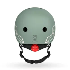 Sykkelhjelm til baby, 45-51 cm - Green lines