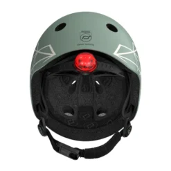 Sykkelhjelm til baby, 45-51 cm - Green lines