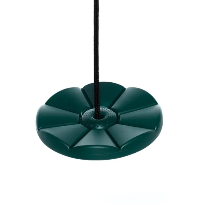 Tallerkenhuske Ø28 cm - Mørkegrønn (svart tau)