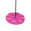 Tallerkenhuske Ø28 cm - Rosa (svart tau)