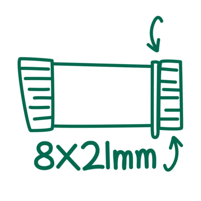 Teleskop i bambus, 8x forstørrelse