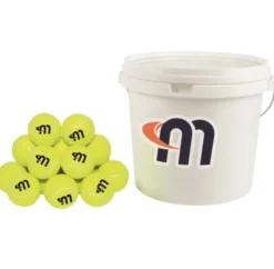 Tennisballer i bøtte, 48 stk