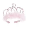 Tiara, rosa og sølv