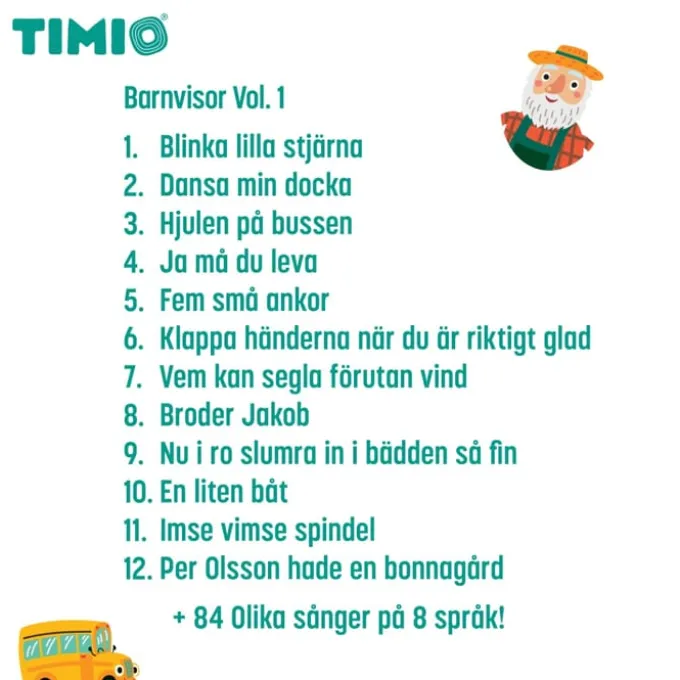 TIMIO tilbehør - Disc sett 1