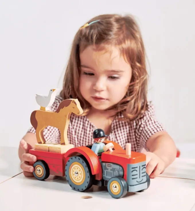 Traktor med tilhenger