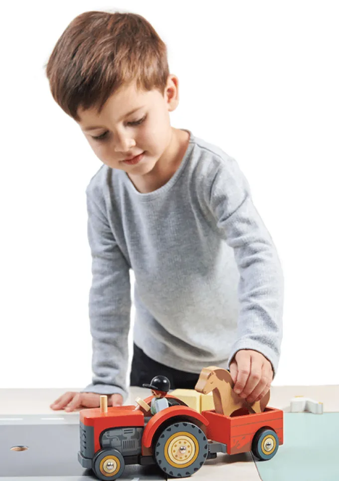Traktor med tilhenger