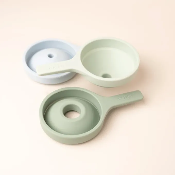 Trakt til sanselek - Grønn, 3 stk