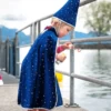 Trollmannskappe m. stjerner, str. 4-6 år
