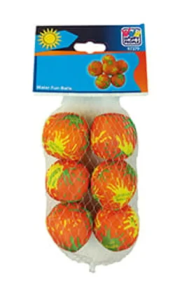 Vannbombeballer Ø4 cm - 6 stk