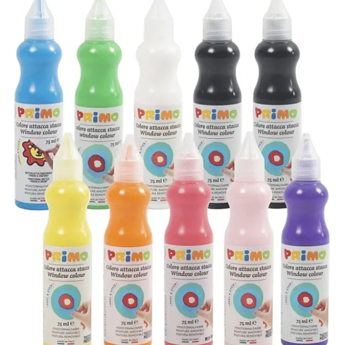 Vindusmaling 10 x 75 ml.