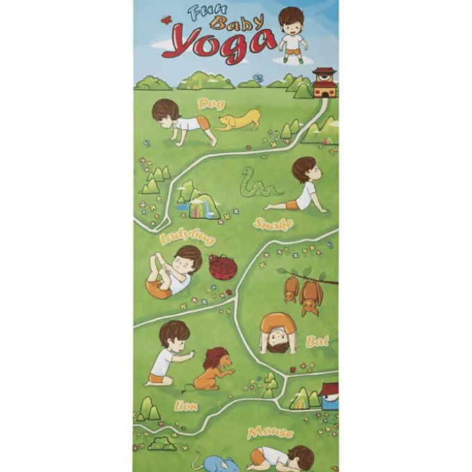 Yogamatte til barn - 145 x 61 cm, 1 stk