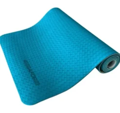 Yogamatte 183 x 61 cm - Blå/Grå